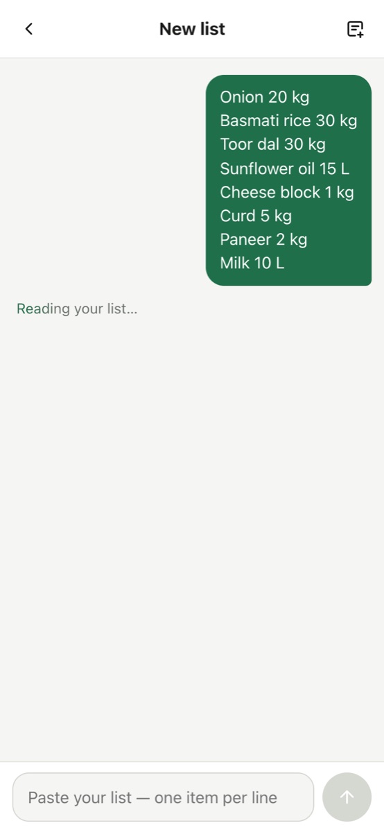 Genio app screen