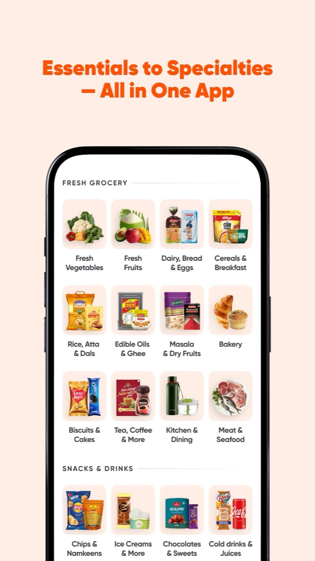 Swiggy Assure app catalogue